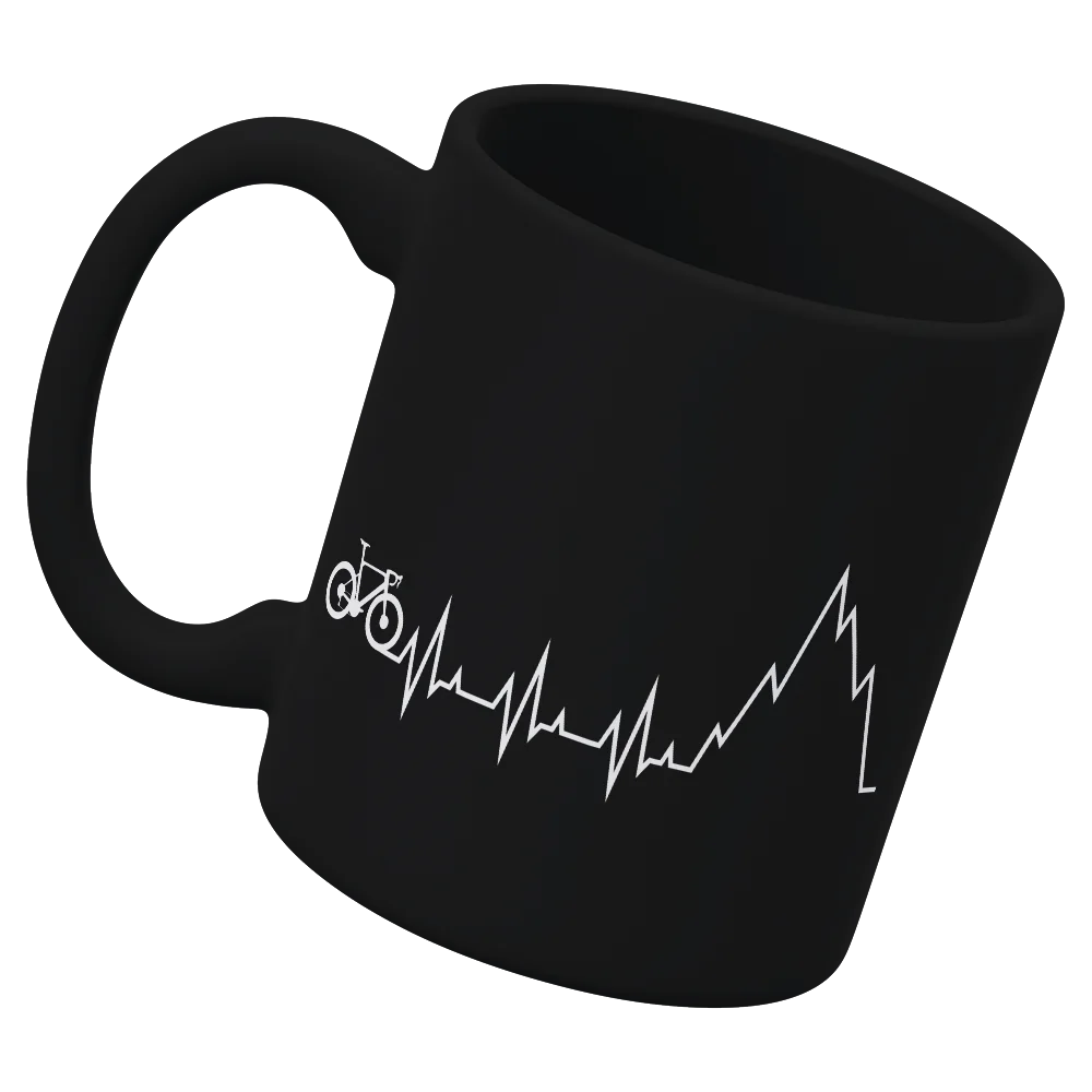 Mountain Beat White Coffee Mug