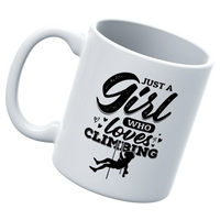 Thumbnail for Climbing Just A Girl Who Loves Climbing 11oz Mug