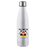 Thumbnail for Will Camp For Smores 17oz Water Bottle