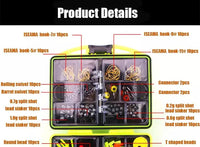 Thumbnail for 184 pcs Outdoor Fishing Accessories Box Set