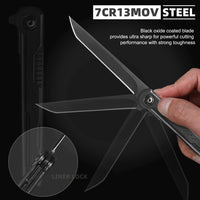 Thumbnail for Folding Pocket Knife for Men with Clip EDC Knives with Tanto Blade