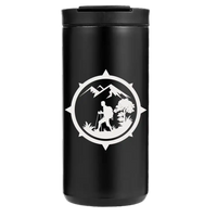 Thumbnail for Hiking Mountain Compass 14oz Tumbler Black