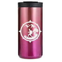 Thumbnail for Hiking Mountain Compass 14oz Tumbler Purple