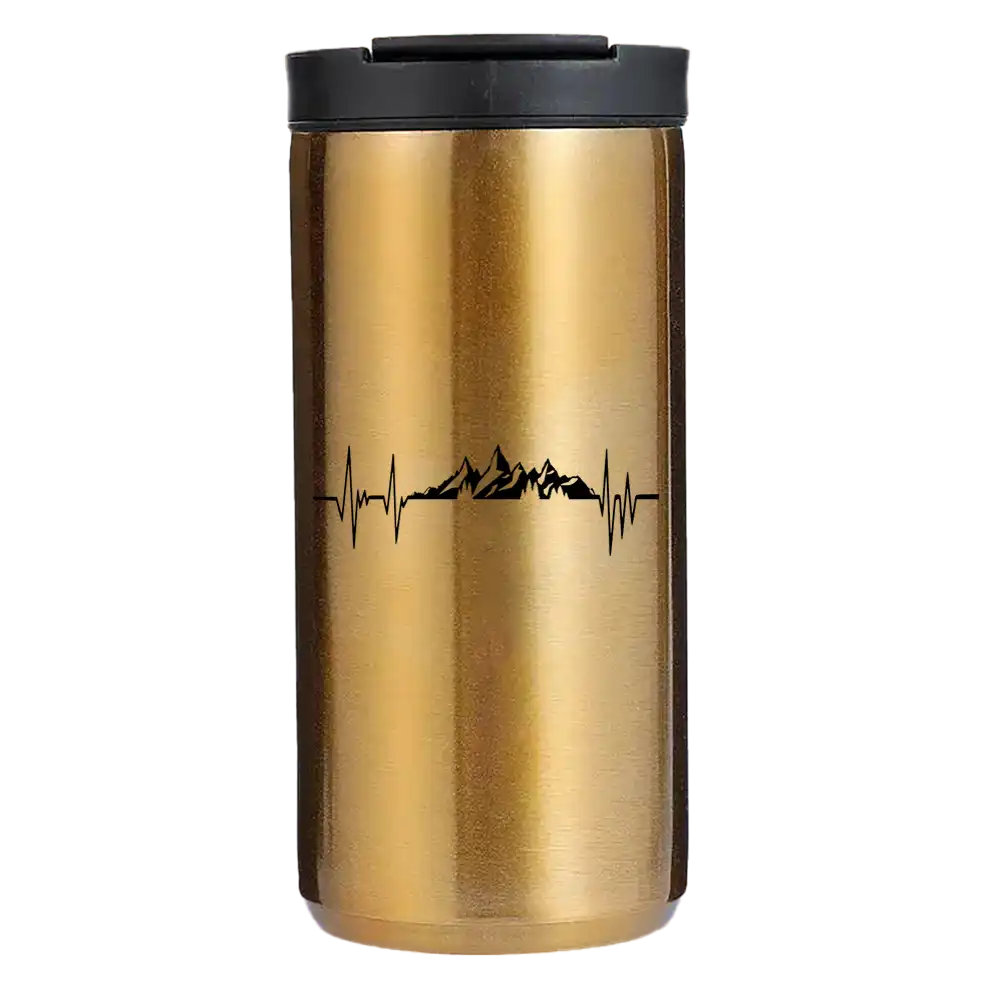 Heartbeat V2 14oz Tumbler Gold