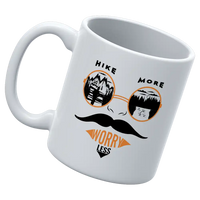 Thumbnail for Hike More Worry Less 11oz Mug