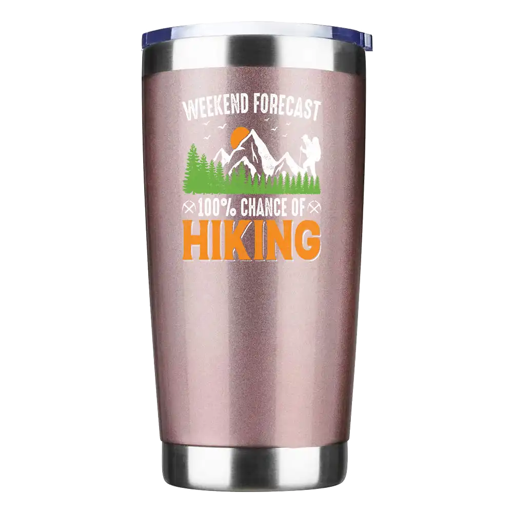 Weekend Forecast 100% Hiking Insulated Vacuum Sealed Tumbler