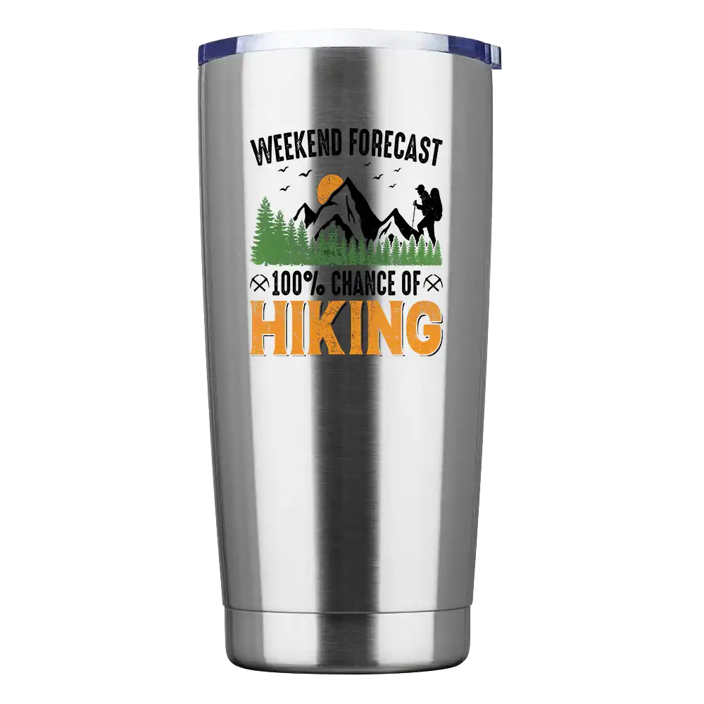 Weekend Forecast 100% Hiking Insulated Vacuum Sealed Tumbler