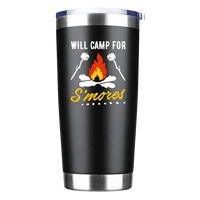 Thumbnail for Will Camp For Smores Insulated Vacuum Sealed Tumbler
