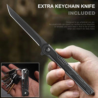 Thumbnail for Folding Pocket Knife for Men with Clip EDC Knives with Tanto Blade
