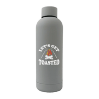Thumbnail for Let's get Toasted 17oz Stainless Rubberized Water Bottle