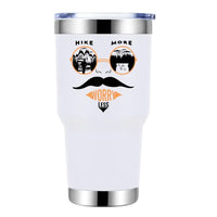 Thumbnail for Hike More Worry Less 2 30oz Tumbler White