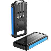 Thumbnail for Ip65 Waterproof Portable Wireless Solar Power Bank Panel Charger Solar Powerbank Usb-C