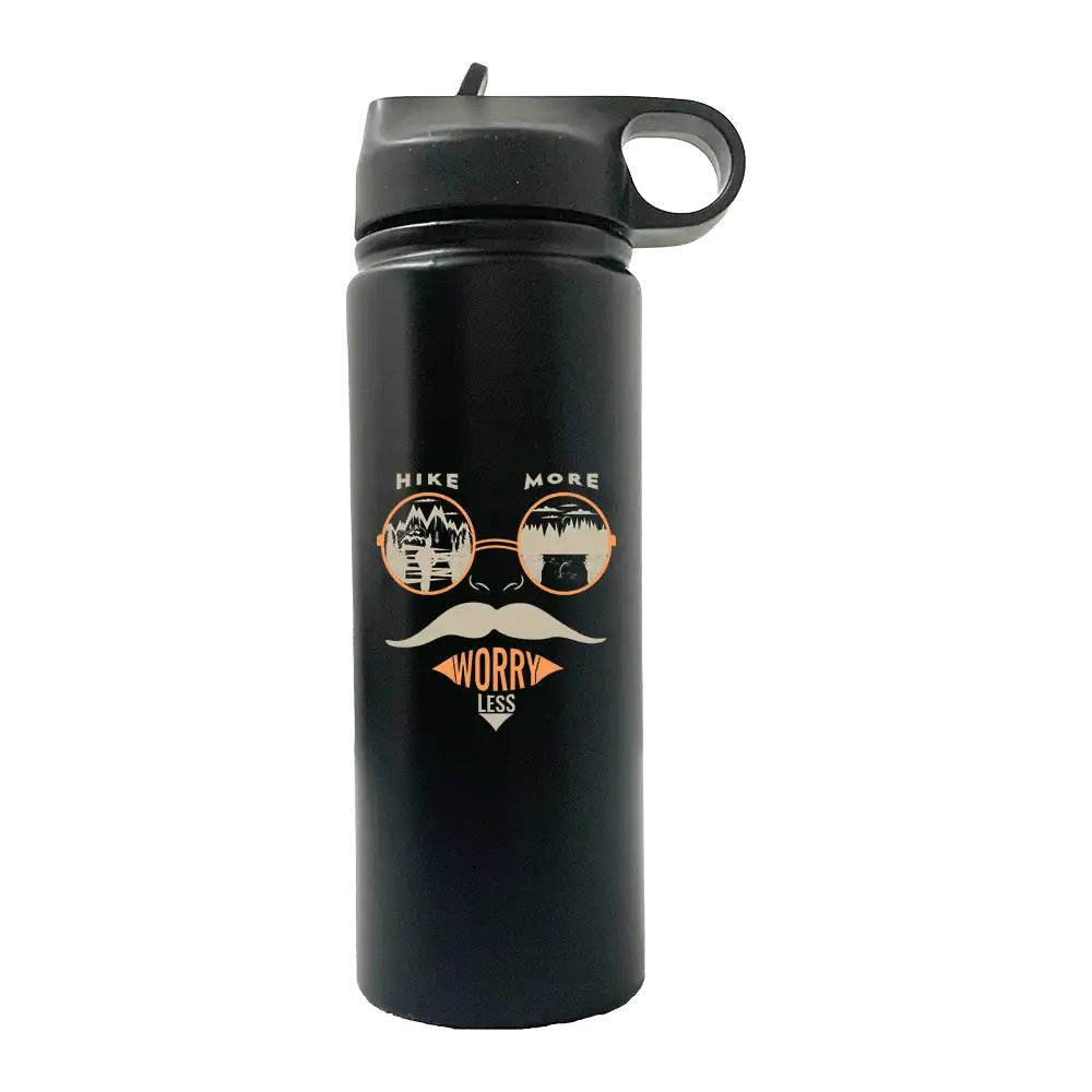Hike More Worry Less 20oz Sport Bottle