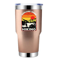 Thumbnail for Explore More Hiking 30oz Tumbler Rosegold