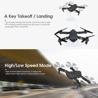 Thumbnail for 4K HD Dual Camera RC FPV WiFi Portable Wide Angle Foldable Quadcopter Drone