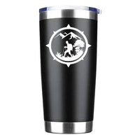Thumbnail for Hiking Mountain Compass 20oz Tumbler Black