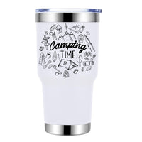 Thumbnail for Camping Time 30oz Insulated Vacuum Sealed Tumbler