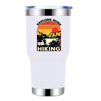 Thumbnail for Explore More Hiking 30oz Tumbler White
