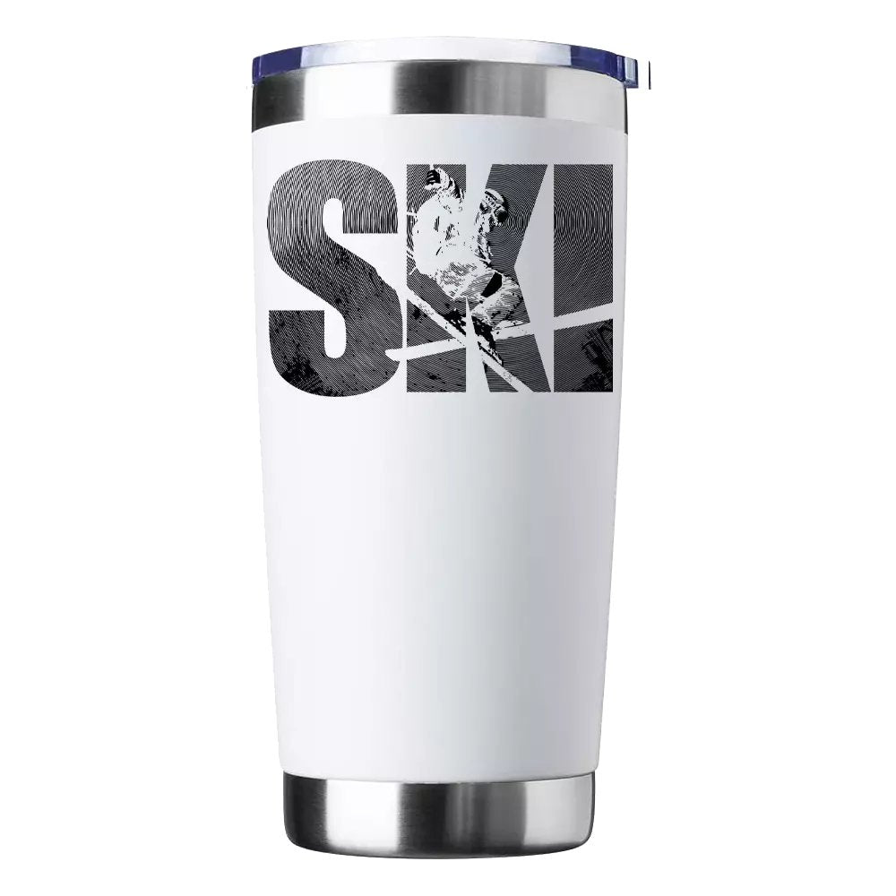 Ski 20oz Insulated Vacuum Sealed Tumbler