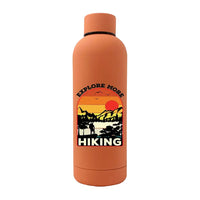 Thumbnail for Explore More Hiking 17oz Stainless Rubberized Water Bottle