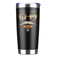 Thumbnail for Hike More Worry Less 2 20oz Tumbler Black