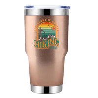 Thumbnail for Adventure Is Calling Hiking 30oz Tumbler Rosegold