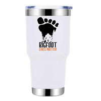 Thumbnail for Bigfoot Lives Matter 30oz Tumbler White