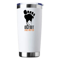 Thumbnail for Bigfoot Lives Matter 20oz Tumbler White