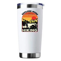 Thumbnail for Explore More Hiking 20oz Tumbler White