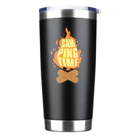 Thumbnail for Camping Time 20oz Insulated Vacuum Sealed Tumbler