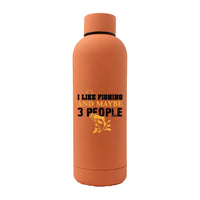 Thumbnail for I Like Fishing And Maybe Like 3 People 17oz Stainless Rubberized Water Bottle