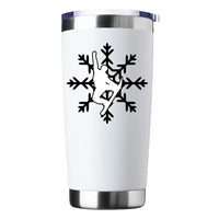 Thumbnail for Snowboard Snowflake 20oz Insulated Vacuum Sealed Tumbler