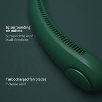 Thumbnail for Portable Hanging Neck Fan Electric Mini Air Cooler 3 Speed Quiet Fan
