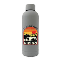 Thumbnail for Explore More Hiking 17oz Stainless Rubberized Water Bottle