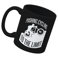 Thumbnail for Pushing Cycling To The Limit White Coffee Mug