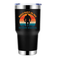 Thumbnail for Bigfoot Is My Spirit Animal 30oz Stainless Steel Tumbler Black