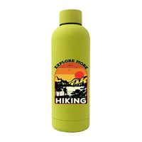 Thumbnail for Explore More Hiking 17oz Stainless Rubberized Water Bottle