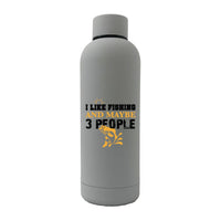 Thumbnail for I Like Fishing And Maybe Like 3 People 17oz Stainless Rubberized Water Bottle