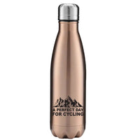 Thumbnail for Perfect Day For Cycling 17oz Stainless Water Bottle