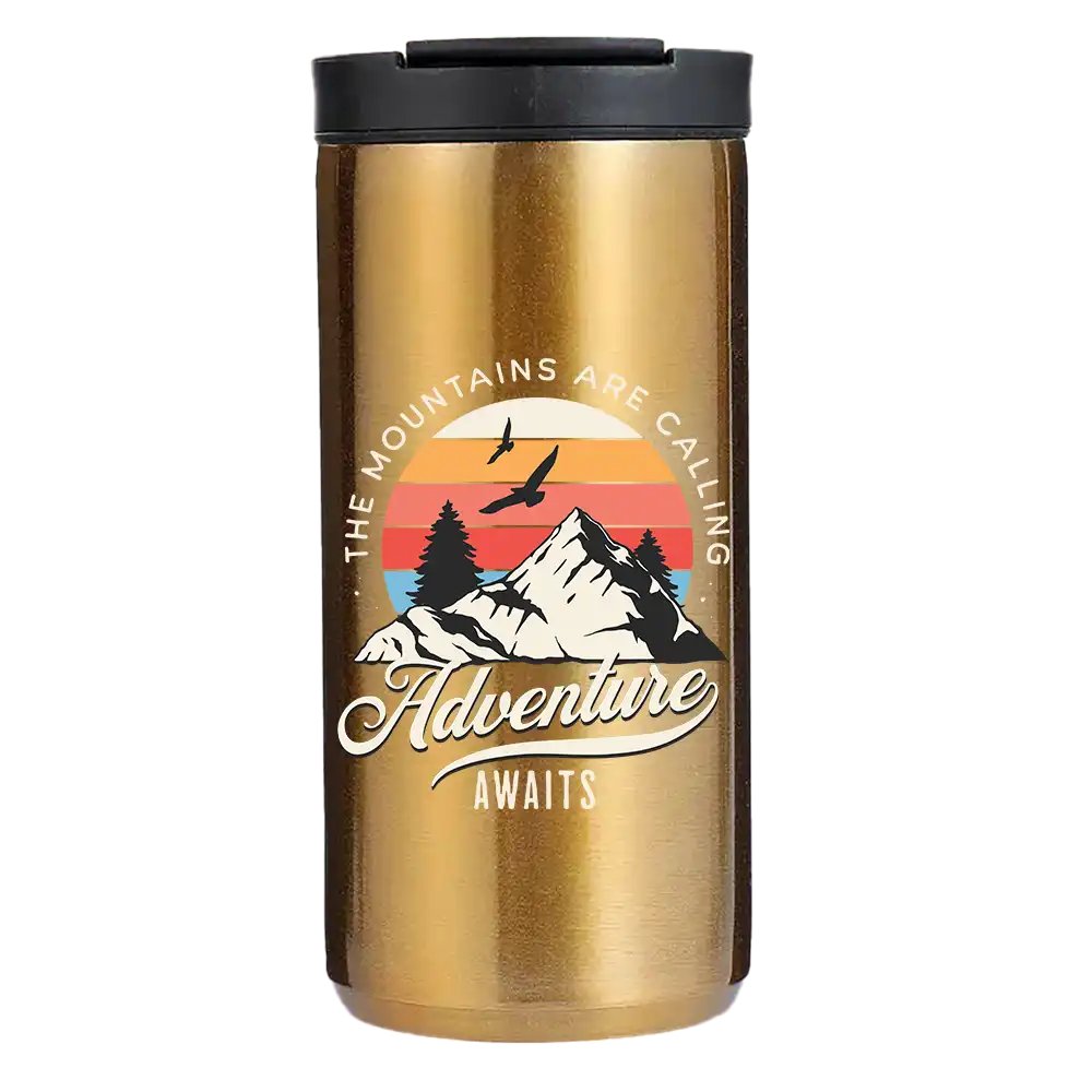 The Mountains Are Calling 14oz Coffee Tumbler