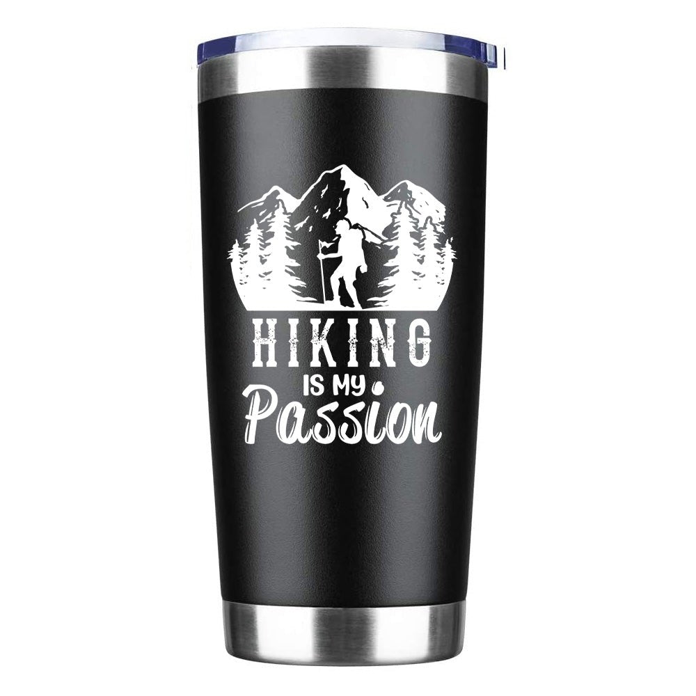 Hiking Is My Passion 20oz Tumbler Black
