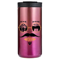 Thumbnail for Hike More Worry Less 2 14oz Tumbler Purple
