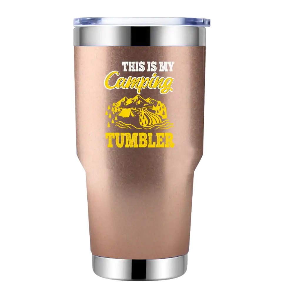 This Is My Camping Tumbler 30oz Insulated Vacuum Sealed Tumbler