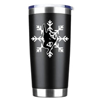 Thumbnail for Snowboard Snowflake 20oz Insulated Vacuum Sealed Tumbler