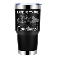 Thumbnail for Hiking Take Me To The Mountains 2 30oz Tumbler Black