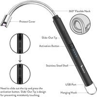 Thumbnail for 360° Flexible Rechargeable Electric Lighter