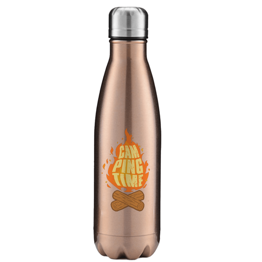 Camp Fire Stainless Steel Water Bottle