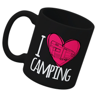 Thumbnail for I Love Camping White Coffee Mug