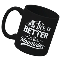 Thumbnail for Hiking Life Is Better In The Mountains White Coffee Mug