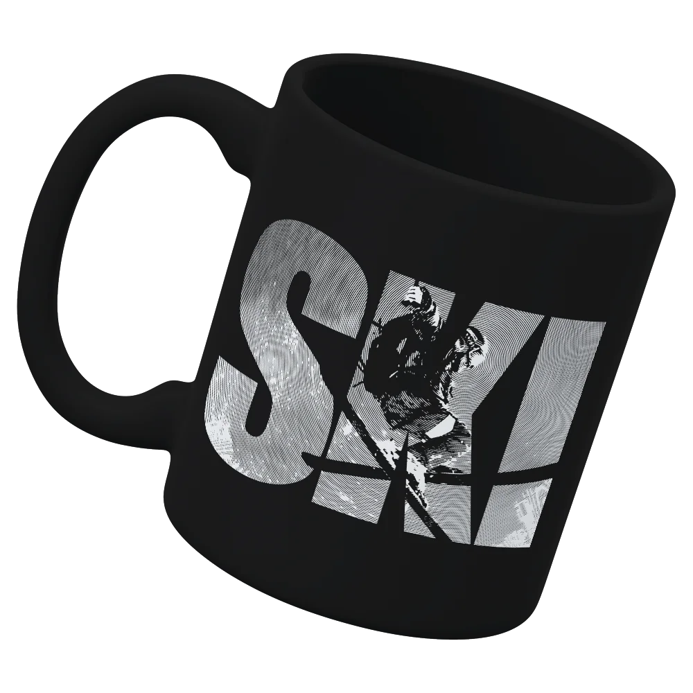 Ski White Coffee Mug